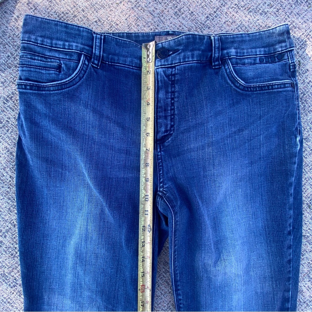 Chico’s So Slimming Jeans size 2 US 12 31 Cropped Capri Length Casual Denim - Picture 4 of 15